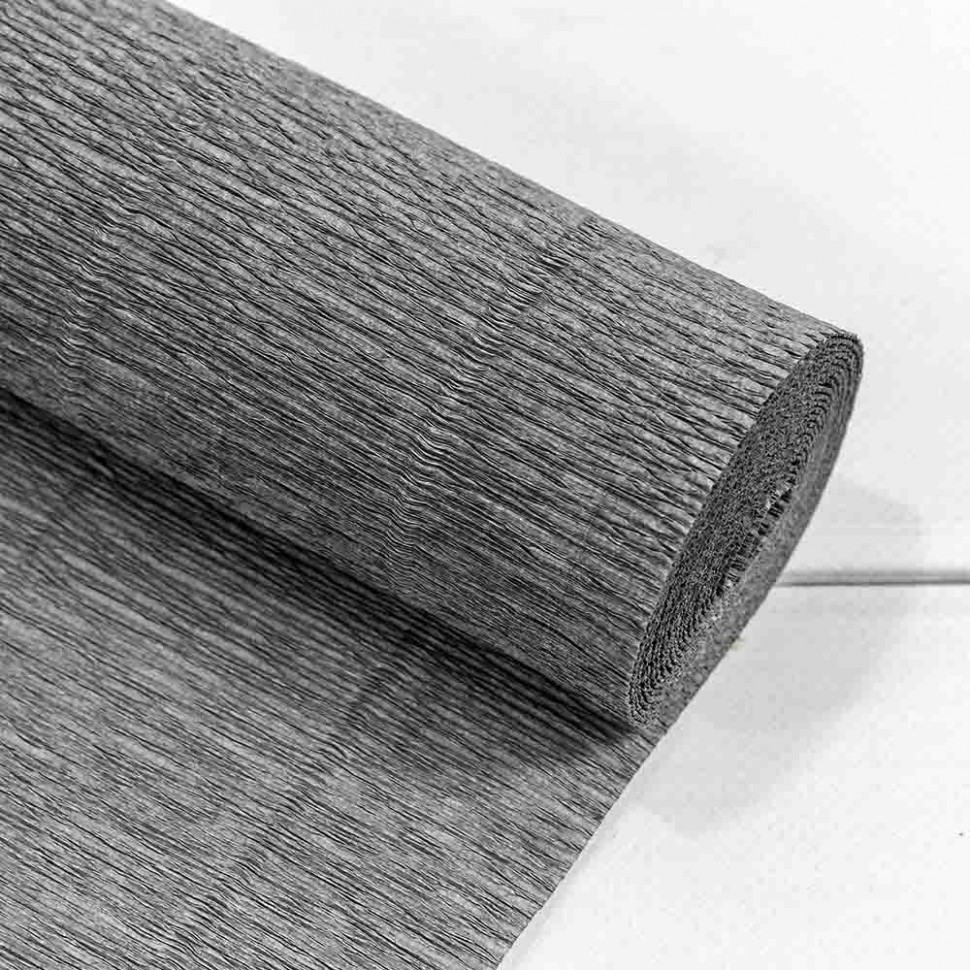 Crepe paper Gray 50x250cm №605 Vitau